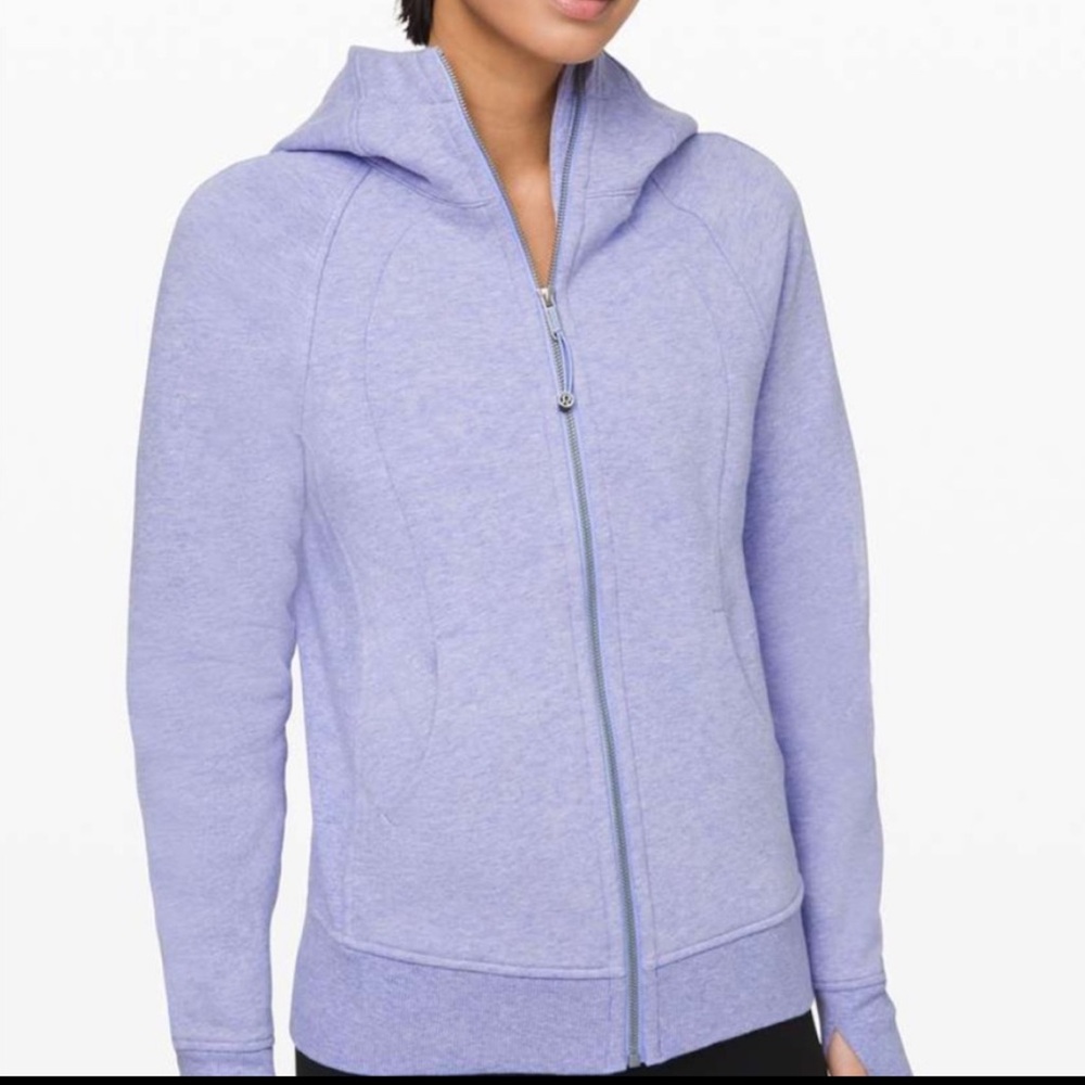 lululemon Scuba Full-Zip Hoodie ~ lavender